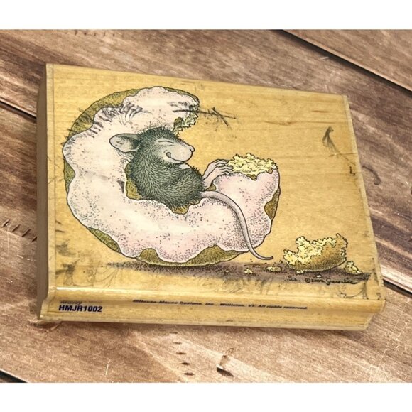 House Mouse Designs Donut Bliss Rubber Stamp By Stampabilities MUZZY HMJR1002 - Picture 1 of 5